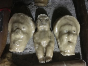 Figure 4: Wax baby (hand-made type) in the church of St. Lazaros, Larnaca (author's photo).